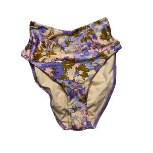 Zimmermann Floral Front Knot Twist Bikini Bottoms SZ 8